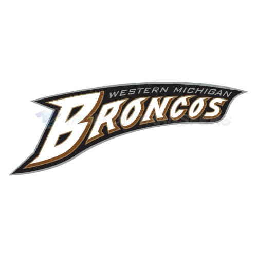 Western Michigan Broncos Logo T-shirts Iron On Transfers N6991 - Click Image to Close